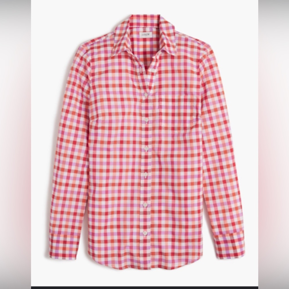 J. Crew lightweight cotton button down shirt size small